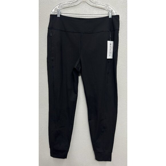 NEW Athleta Rainier Jogger X Large XL Black Active Pants Athleisure Minimalist - Picture 2 of 9